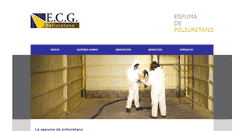Desktop Screenshot of ecgpoliuretano.com.ar